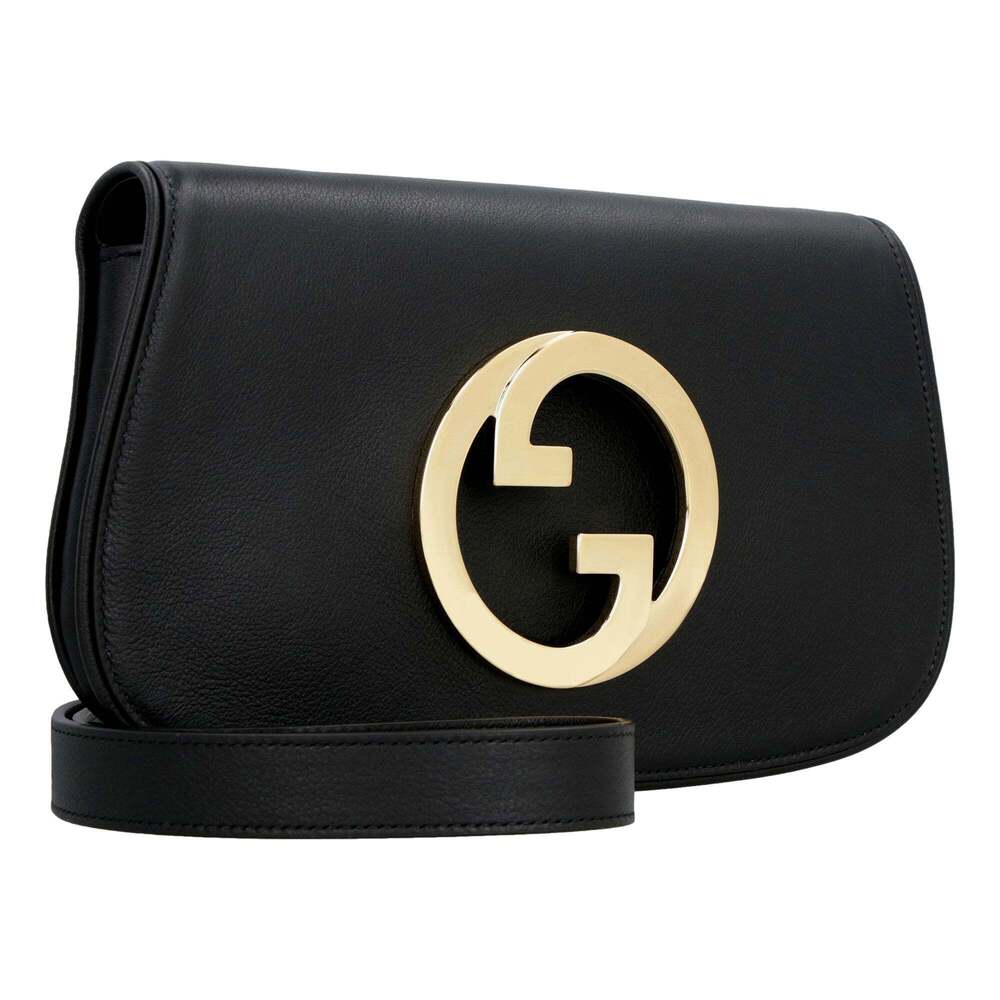 Gucci Blondie Soft Calfskin Leather Black Shoulder